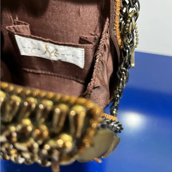 Mary Frances What A Hoot Owl Bird Purse Crossbody Bag Beaded Jeweles RARE NEW - Picture 8 of 9